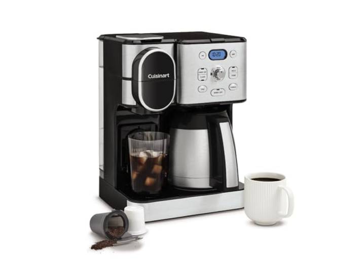 CUISINART Coffee Center Thermo-Kaffeemaschine für 10 Tassen und Einzelportion-Kaffeemaschine