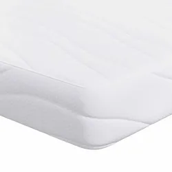 vidaXL Matratze Weiß 90 x 190 cm Gel-Speicherschaum