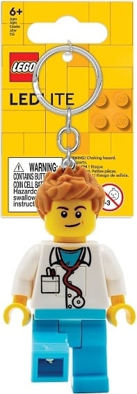 LEGO Iconic Man Dokter Sleutelhanger met LED