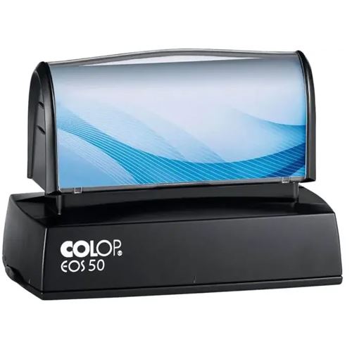COLOP Textstempel, individualisierbar EOS 50 selbstfärbend blau, schwarz, rot ohne Logo
