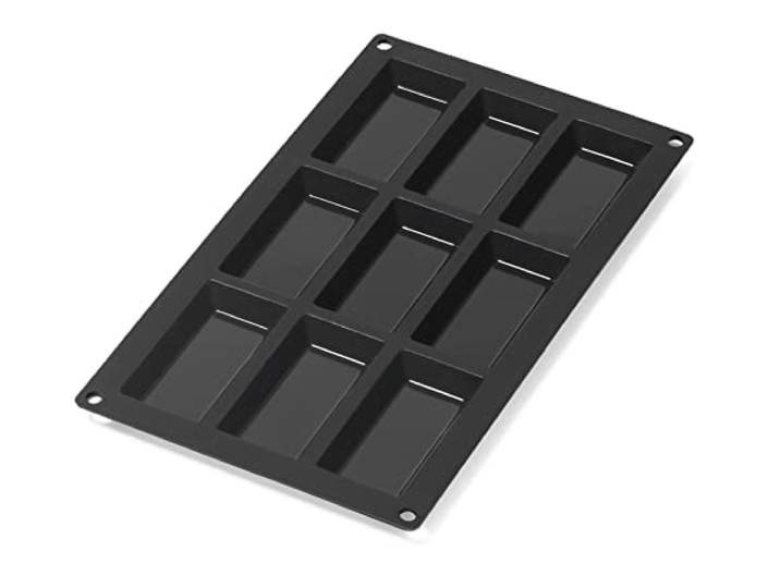 Lékué Moule Financiers 9 Cavités Noir Gourmet