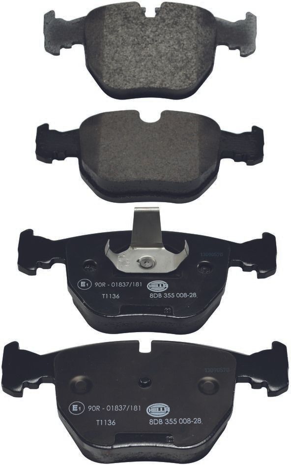 HELLA 8DB 355 008-281 Brake pad set