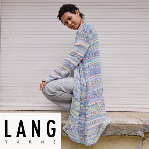 Strickanleitung – Jacke "Qesra" aus Lang Yarns Lisboa