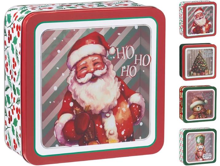 Plätzchensdose MERRY mehrfarbig