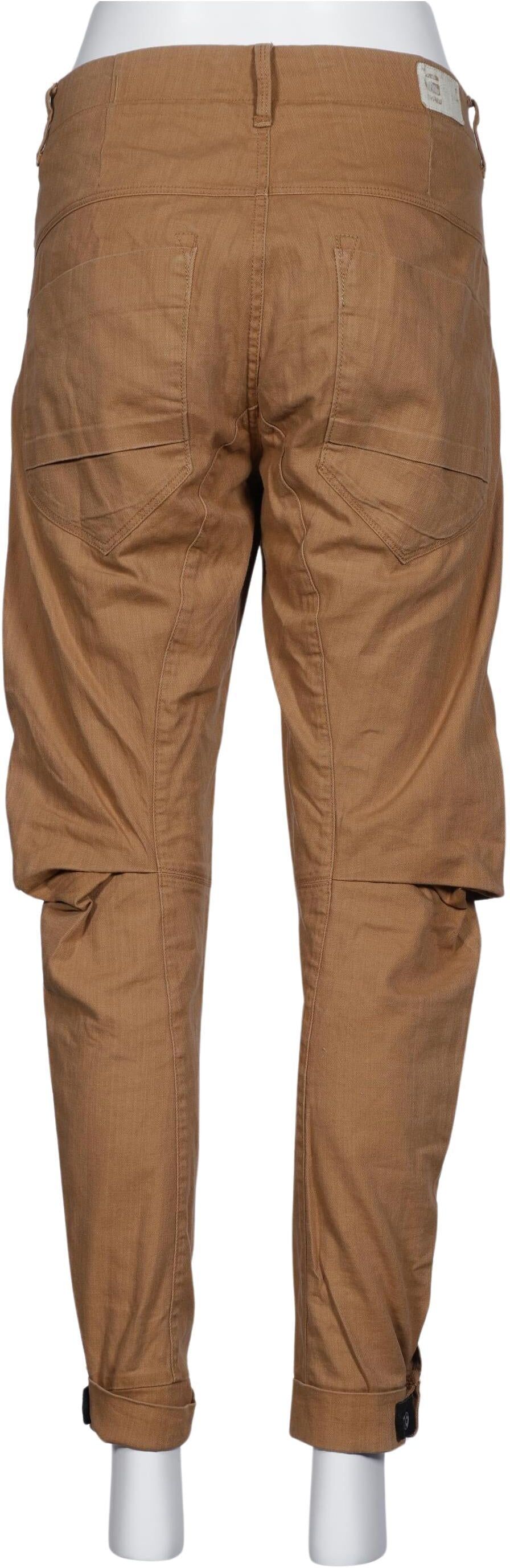 G Star RAW Damen Stoffhose, Beige, Gr. W27, Baumwolle - Second Hand