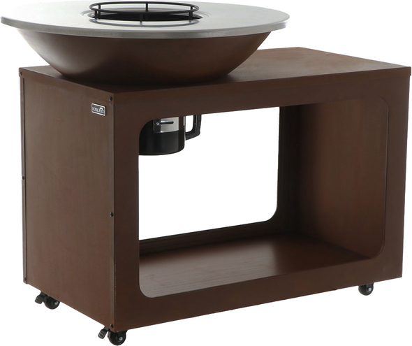 Royal Food RoyalFood COR-4250 - Barbecue à bois en corten