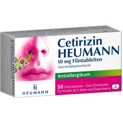 Heumann Cetirizin 10 mg Filmtabletten 50 St