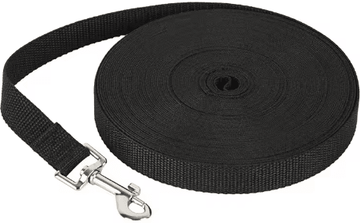 Inspire Picks Heavy Duty Nylon Dog Leash For Small & Large Dogs Outdoor Training & Hiking Lead Rope black 3m