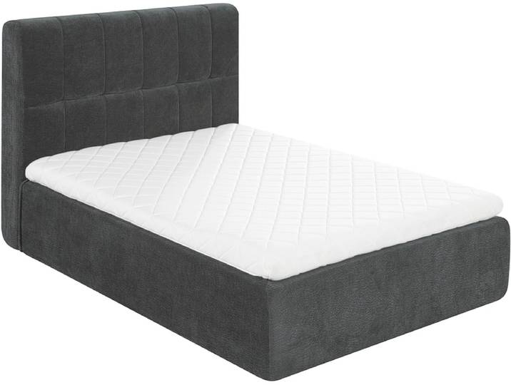 Vakuum-Bett OASIS 140x200cm stoff grau