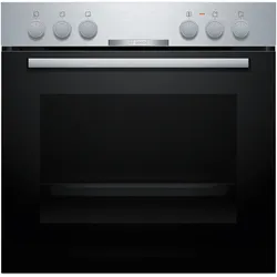 Bosch Hausgeräte Einbau-Herd-Set, HEA510BS3 + NKN645GA2E, Einbau-Herd, Elektro-Kochfeld, HND211CS63, Backofen + Herd Einbau, Silber