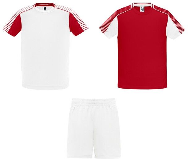 Tenue de sport unisexe personnalisée en polyester Juve blanc/rouge XL