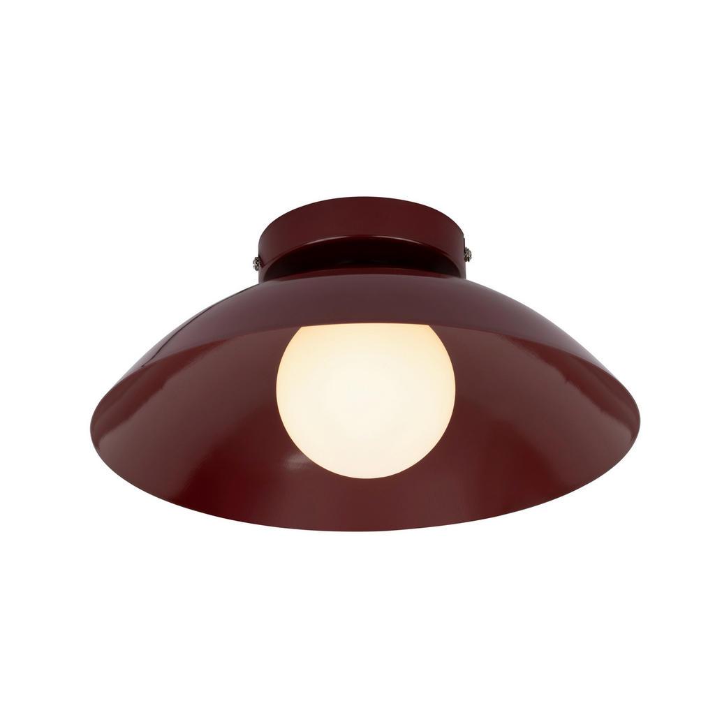 Collett's Monde Deckenleuchte , Dunkelrot , Metall, Kunststoff , Blume , Blume , 15 cm , RoHS, CE , Lampen & Leuchten, Innenbeleuchtung, Deckenlampe, Deckenlampen