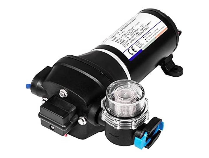 BananaB 12V 40PSI Misting Pump FL-40 High Pressure Booster Sprayer Water Diaphragm Pump Self-Priming 17L/min