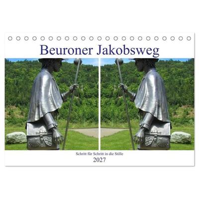 Beuroner Jakobsweg (Tischkalender 2027 DIN A5 quer), CALVENDO Monatskalender
