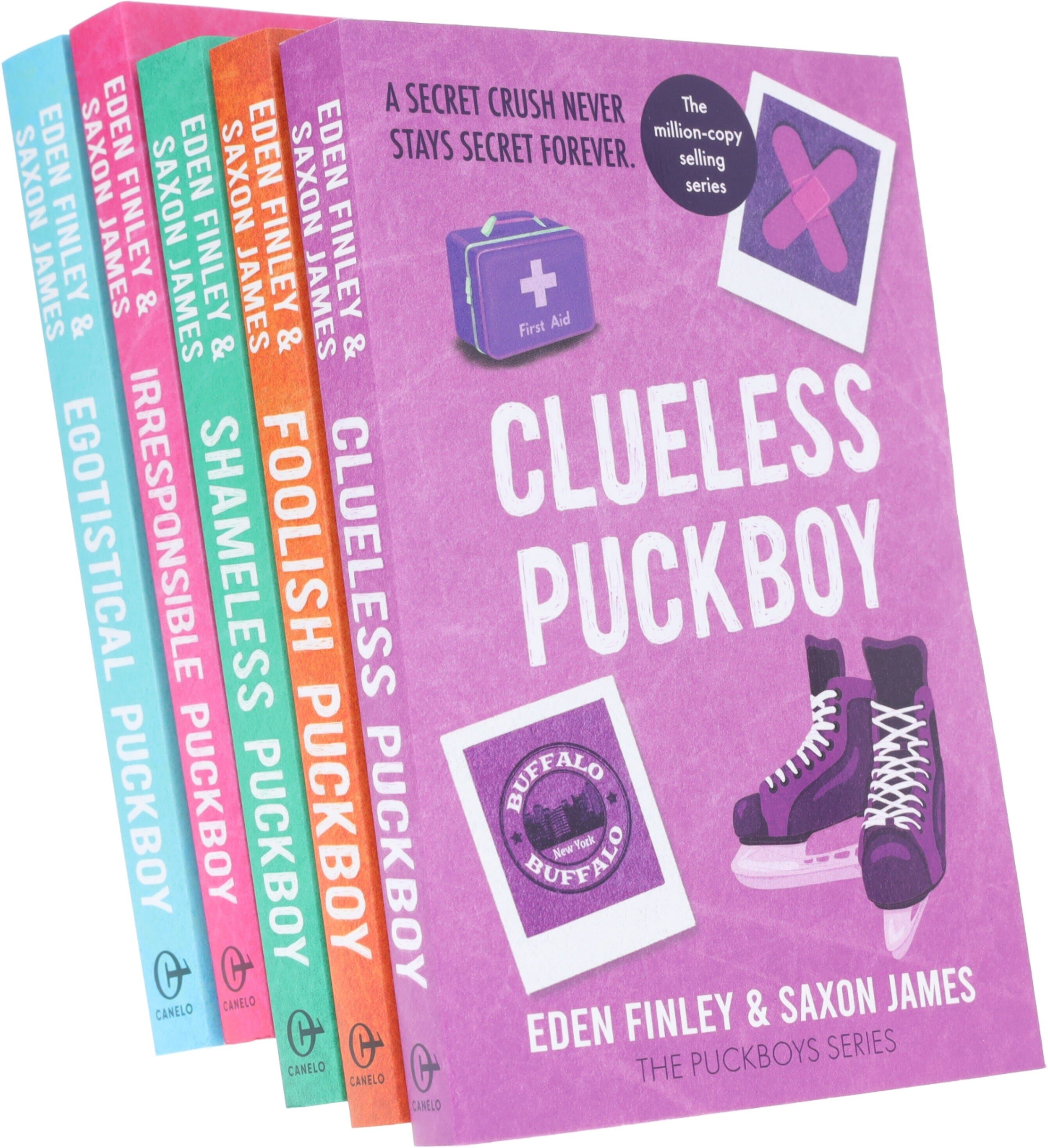 The Puckboys Series (Book 1-5) by Saxon James & Eden Finley 5 Books Collection Set - Fiction - Paperback Canelo