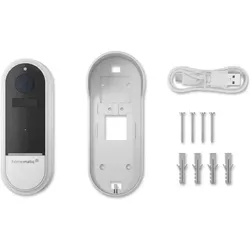 HomeMatic, Klingel + Türsprechanlage, Video-Türklingel HmIP-CODB Weiss (WLAN)