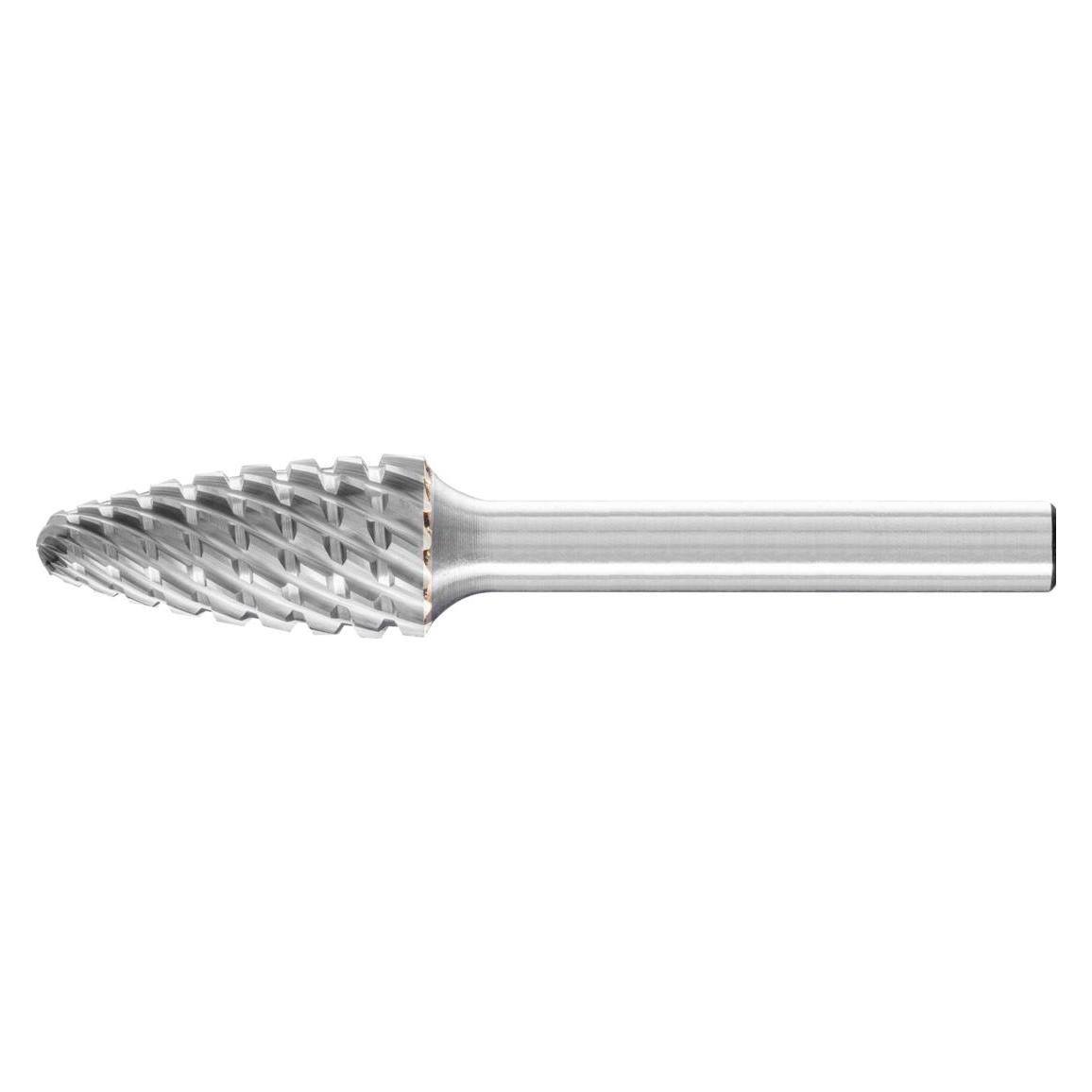 Pferd Hartmetall Hochleistungsfrässtift Rundbogen RBF Ø 12x25 mm Schaft-Ø 6 mm TITANIUM für Titan (RBF 1225/6 TITANIUM)