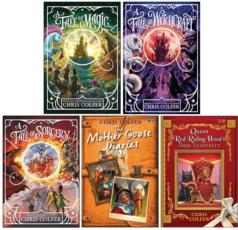 Little Brown Books for Young Readers ltd Chris Colfer A Tale of Magic: The Land of Stories Collection Set 5 Books – A Tale of Magic, A Tale of Witchcraft & Fantasy Adventure Collection for Ki