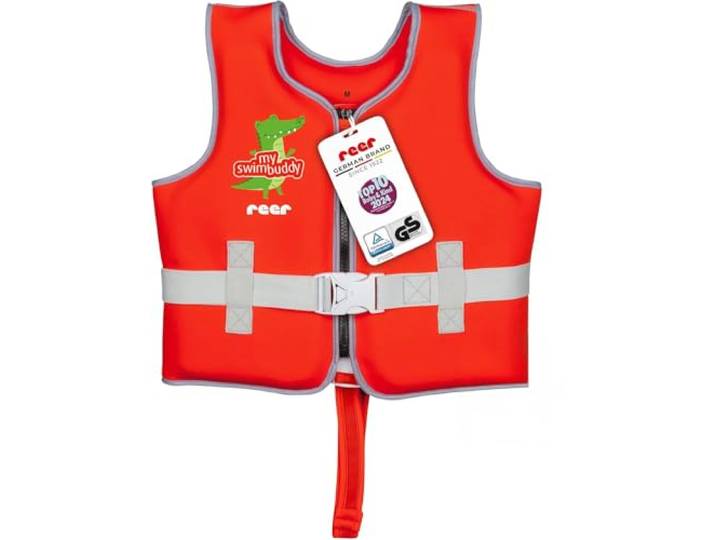 reer myswimbuddy Schwimmlernweste Schwimmhilfe für Babys und Kleinkinder Größe M Sicher Schwimmen Lernen 19-30kg