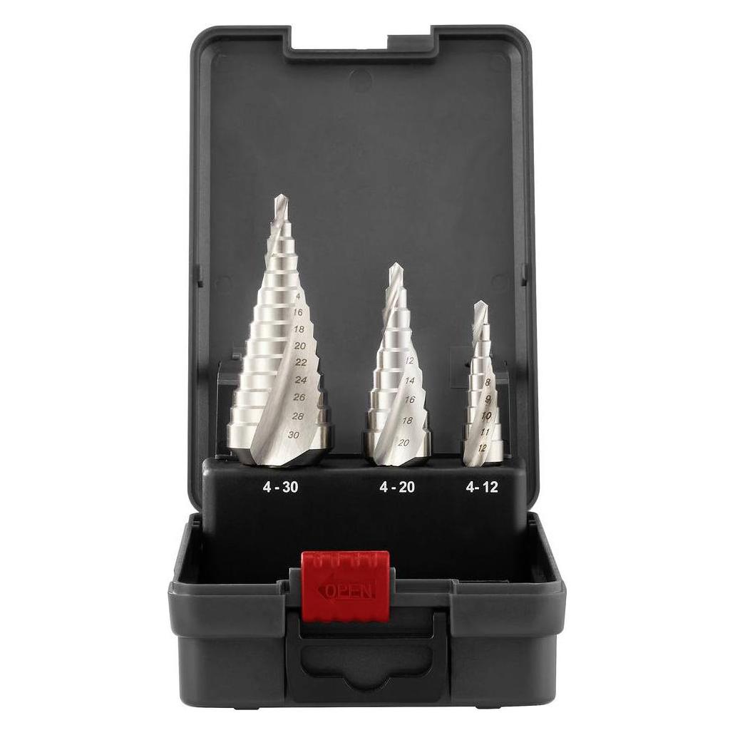 Toolcraft TO-9913149 HSS HSS-Stufenbohrer 4.0 - 12.0 mm, 4.0 - 20.0 mm, 4.0 - 3 (TO-9913149)