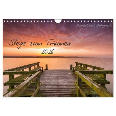 Stege zum Träumen (Wandkalender 2026 DIN A4 quer), CALVENDO Monatskalender