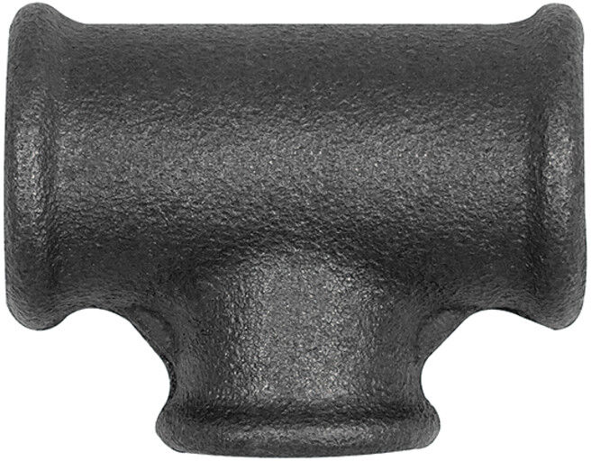 Riegler Té 130, réduit, Rp 1 1/2, Rp 1, Rp 1 1/2, fonte noire (TFT 130-11210-S)