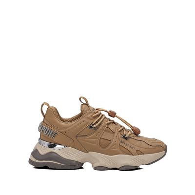 Sneaker PLEIN SPORT "Running-Sneaker", Herren, Gr. 46, Normalschaft, braun (44, schwarzbraun), Schuhe Sneaker