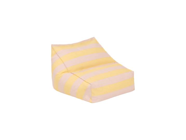 NOBODINOZ - Pouf d'extérieur enfant Vibes - Jaune - Polystyrène expansé