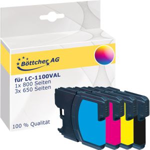kompatibel für Brother LC-1100 ValuePack Druckerpatronen