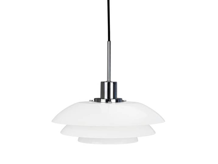 Suspension en verre et chrome