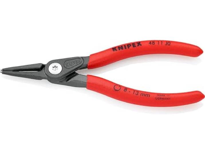 Knipex Pince de précision pour circlips pour circlips intérieurs\, 48 11 J0 D'alésage gaines PVC anti-dérapantes 140 mm