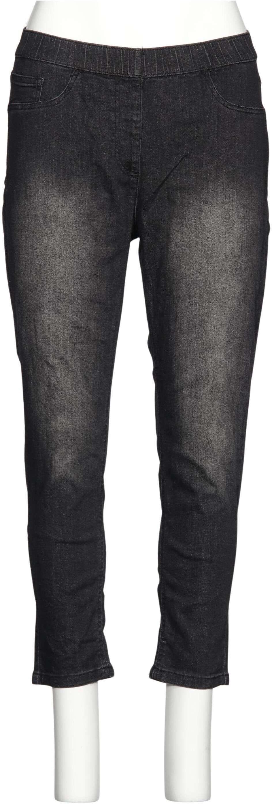 Angel of Style Damen Jeans, Schwarz, Kurz-Gr. EU 22, Baumwolle / Elasthan - Second Hand