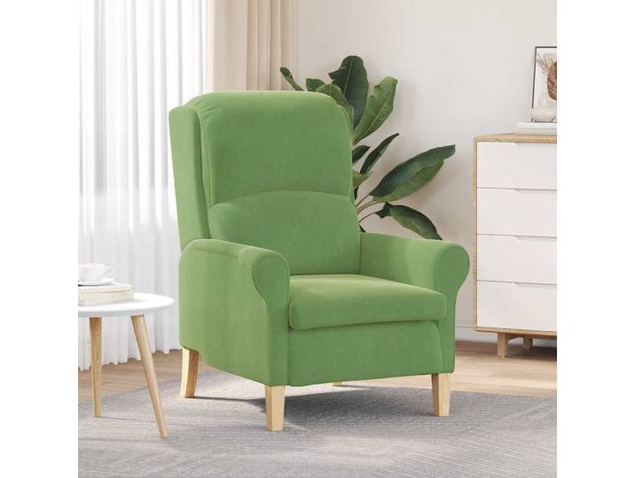 vidaXL Sessel Hellgrün Samt