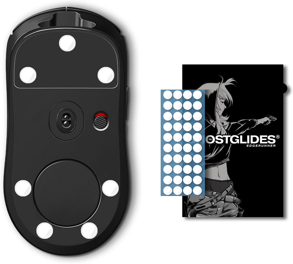Ghostglides Edgerunner Diy Mouse Skates - Universal 0.8mm Ptfe Dots 40pcs