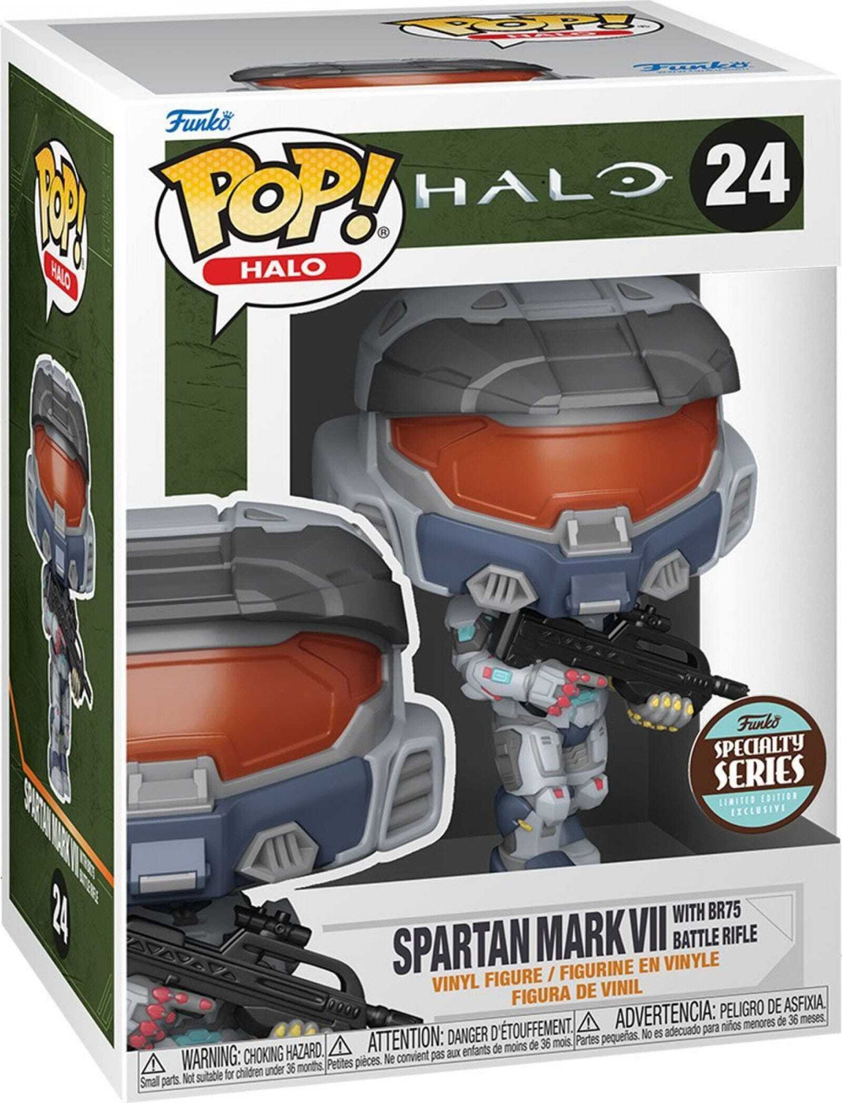 Funko Halo Infinite Spartan Mark VII met BR75 Battle Rifle exclusieve speciale serie