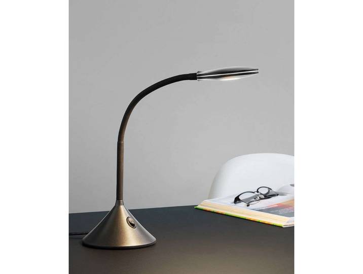Fix LED Taffellamp Black - Halo Design - Werkkamer / Kantoor - Kunststof