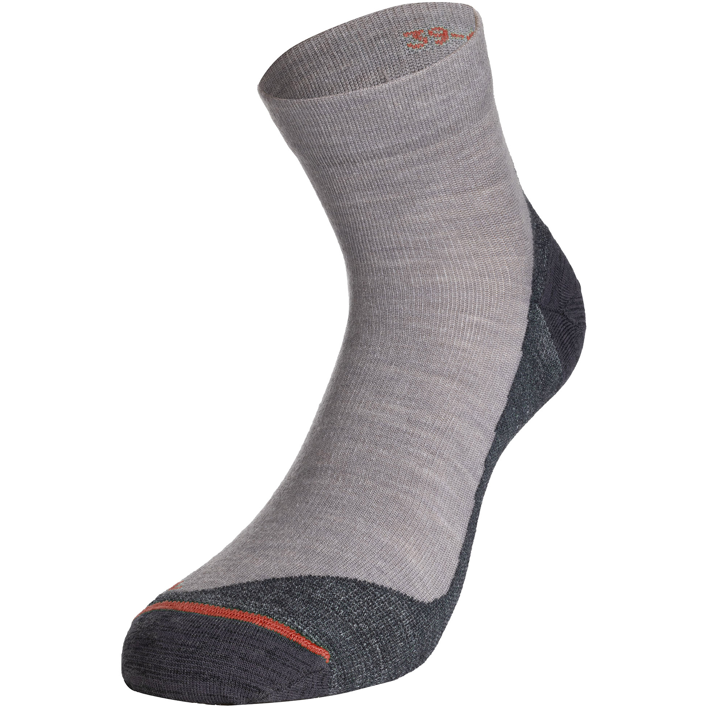 Bergzeit Basics Meru Ladakh Wandersocken grau Größe 39 Trekking Elastisch