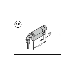 2.11 - Hörmann Profil-Halbzylinder N80/F80/Schlupftür-Tor