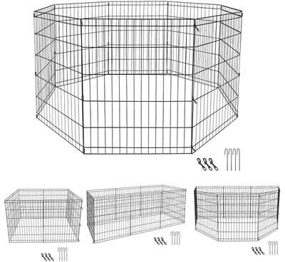 PetsAreLife Pet Dog Playpen, Exercise Fence, Cage Kennel, 8 Panel, Indoor Outdoor Dog Fence, Foldable Portable Pet Play Yard Pet Dog Playpen, Exercise Fence, Cage Kennel, 8 Panel, Indoor Outdoor Dog Fence, Foldable Portable Pet Play Yard