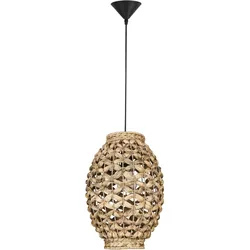 Nova Luce 9858748 Griffin E27 Pendelleuchte Braun