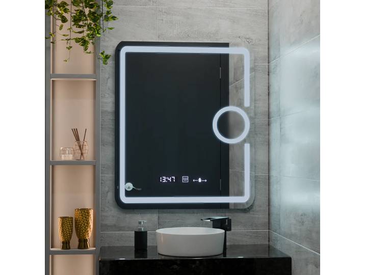 Miroir Led Rectangulaire 60x80 Desembuage Loupe Cosmetique