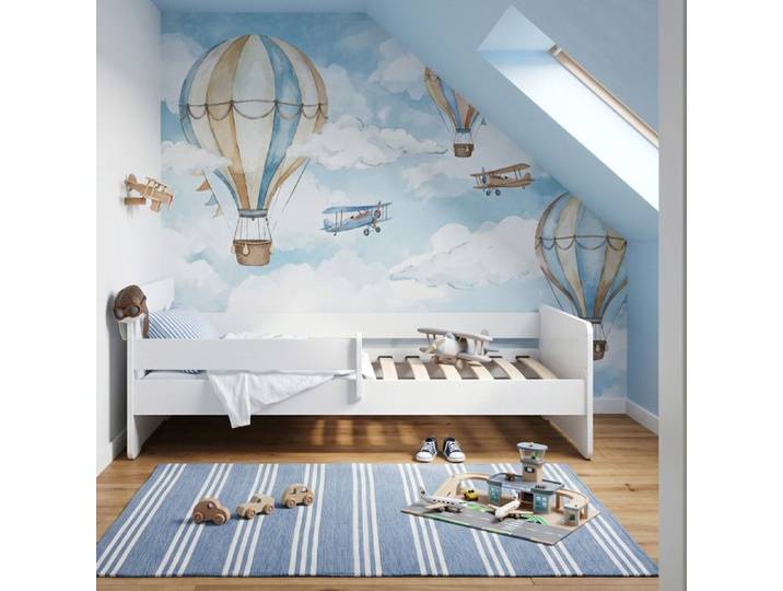 Lit enfant MAX avec barrière 160x80 – sans tiroir sans matelas