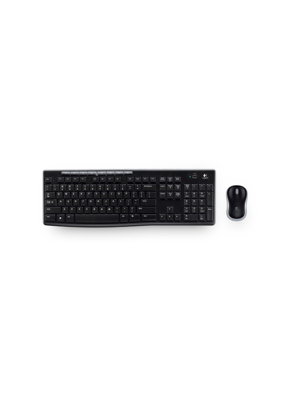 Logitech Wireless Combo MK270 Tastatur-und-Maus-Set drahtlos 2,4 GHz EER QWERTY US International (920-004508)