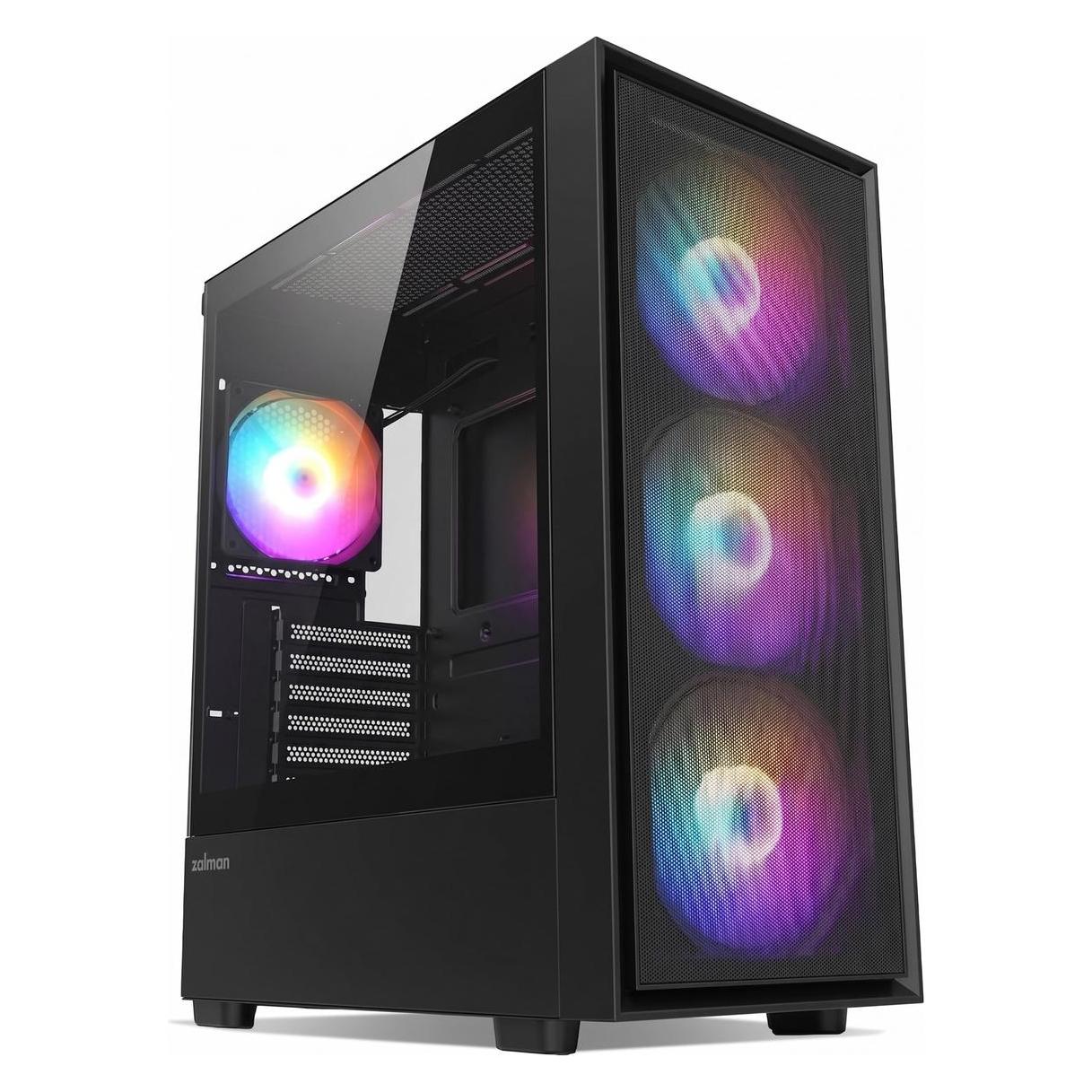 Zalman S6 (ATX, mATX, Mini-ITX) (S6 BLACK)