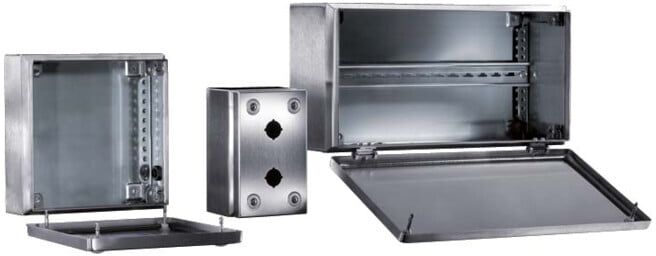 Rittal Boîtier de bouton-poussoir inox IP66, pour 2 boutons d=22,5 SM 2384.020 (2384020)