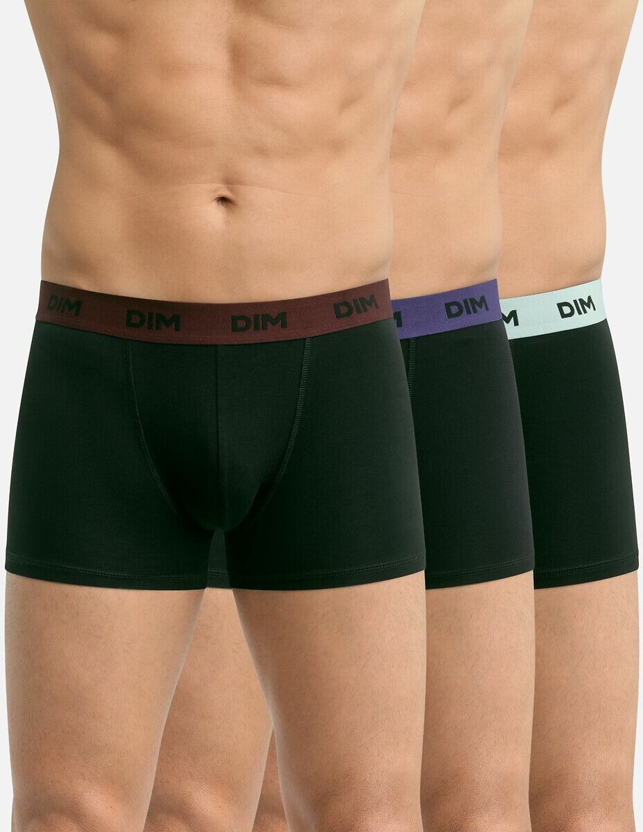 DIM Lot de 3 boxers Mix & Colors