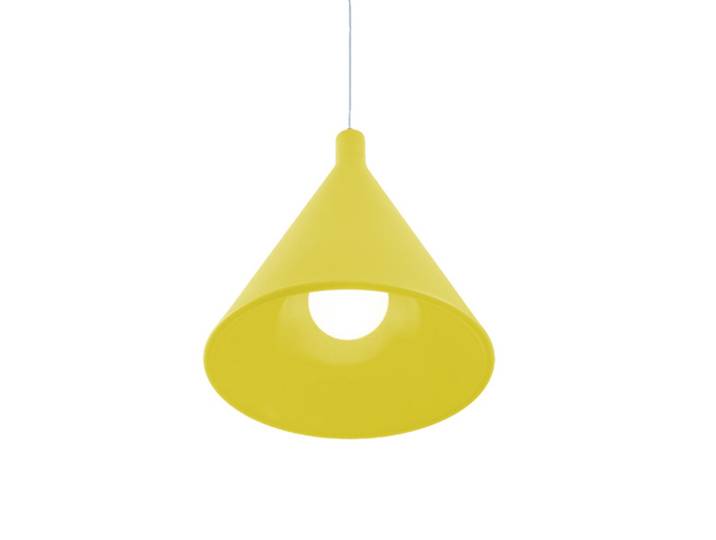 SLIDE lampe à suspension JUXT (Jaune - Polyéthylène)