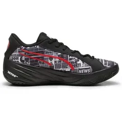 PUMA Herren Basketballschuhe All-Pro NITRO Media Day, Größe 44 1⁄2 in Schwarz Schwarz