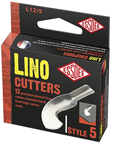 Educational Arts L12/5 Lino Cutter nr. 5, 12 stuks, Zilver