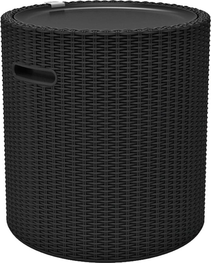 Keter Cool Stool multifunctionele opbergbank antraciet